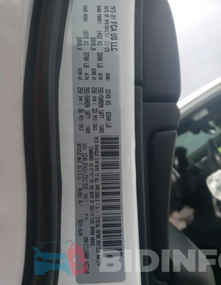 1C4RJFAG4LC211501 Photo# 12