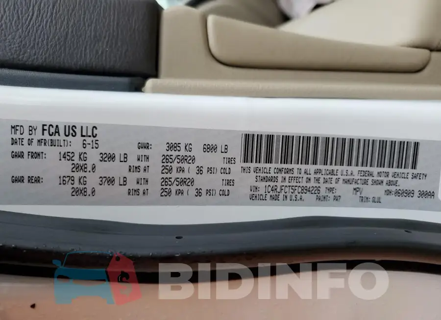 1C4RJFCT5FC894226 Photo# 13