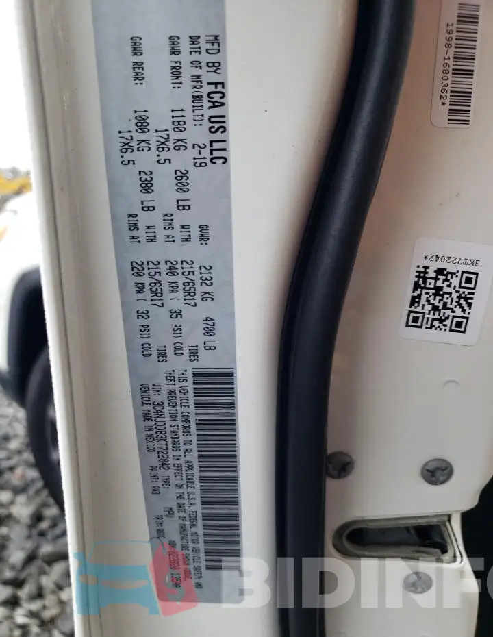 3C4NJDDB3KT722042 Photo# 13