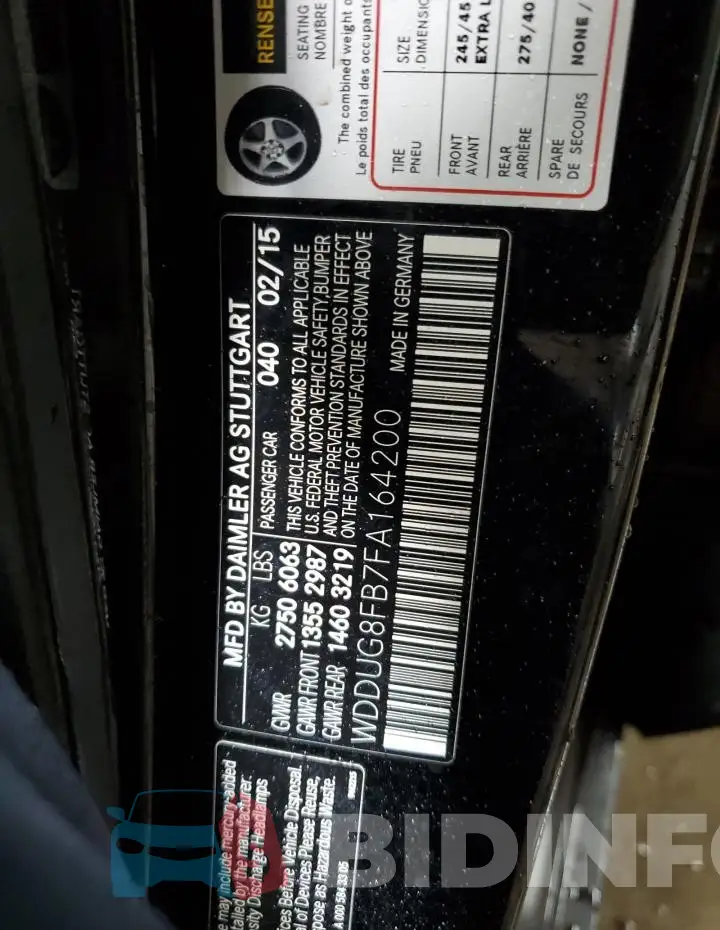 WDDUG8FB7FA164200 Photo# 13