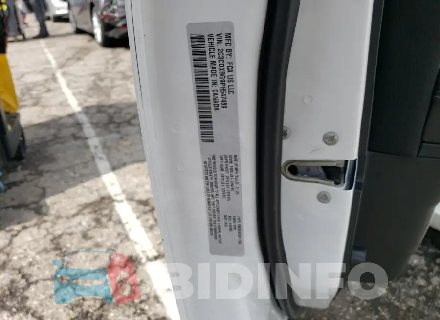 2C3CDXBG9PH547489 Photo# 12