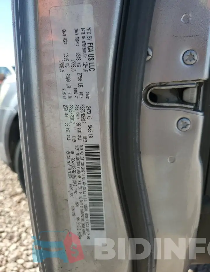 3C4PDCBG6HT571943 Photo# 12