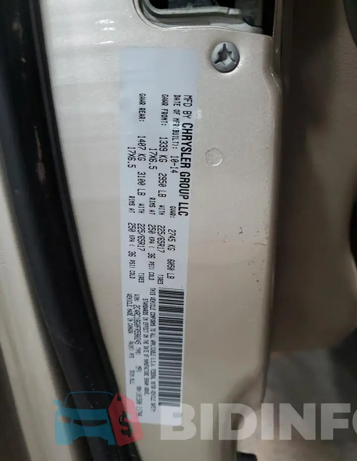 2C4RC1BG0FR590245 Photo# 14