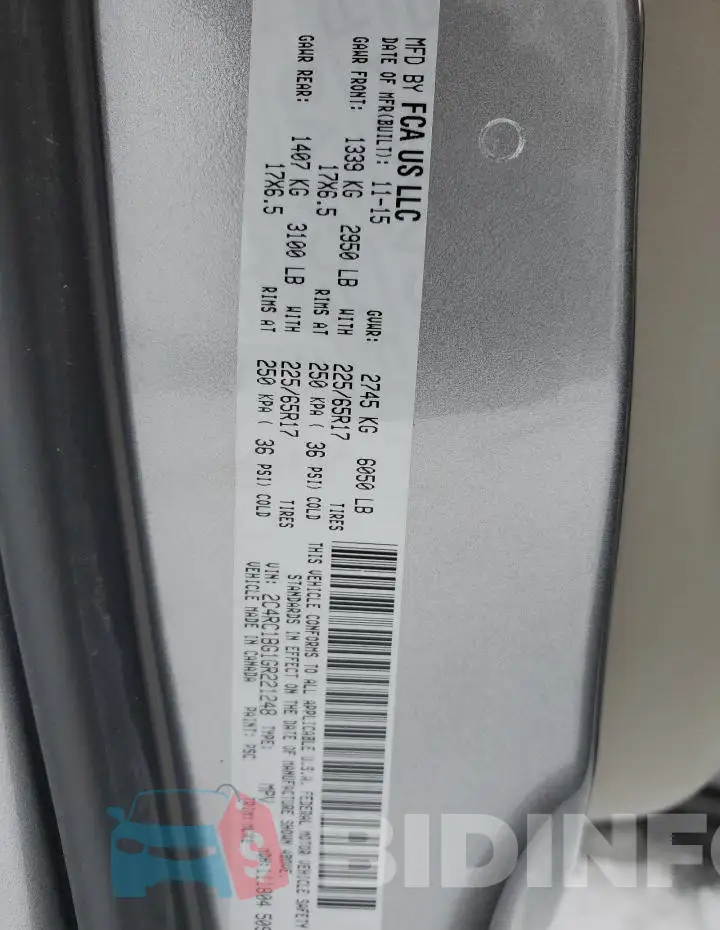 2C4RC1BG1GR221248 Photo# 13