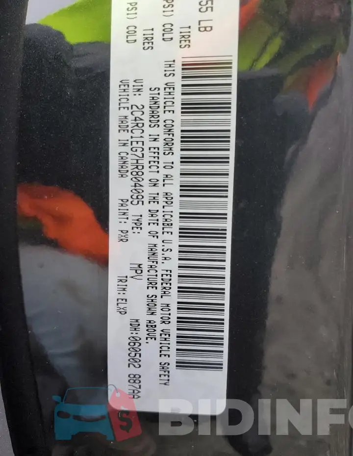 2C4RC1EG7HR804095 Photo# 13