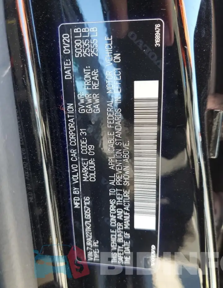 7JRA22TK7LG057106 Photo# 12