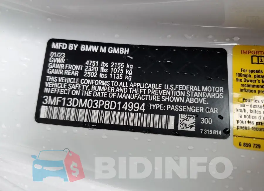 3MF13DM03P8D14994 Photo# 13