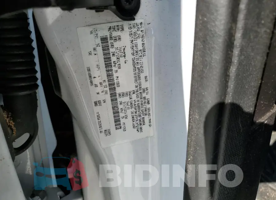 1FADP3K27GL372141 Photo# 12