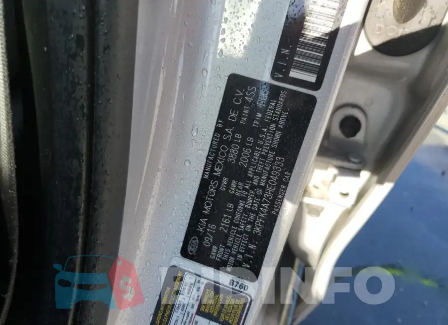 3KPFK4A73HE049333 Photo# 12