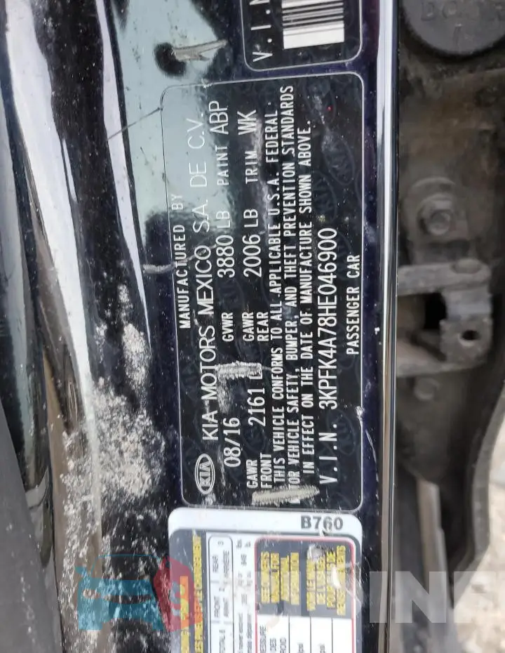 3KPFK4A78HE046900 Photo# 13
