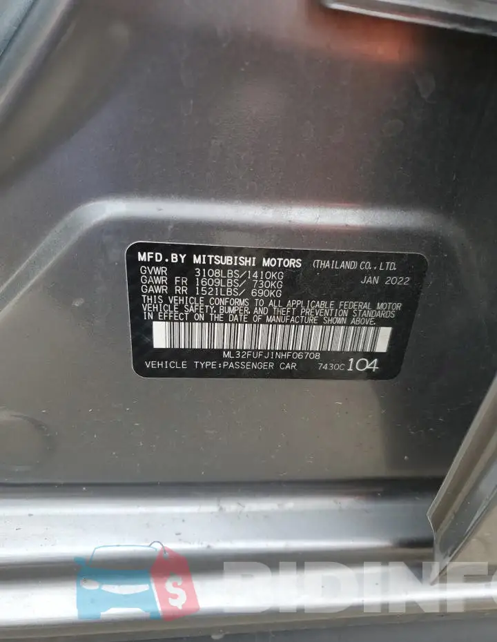 ML32FUFJ1NHF06708 Photo# 13