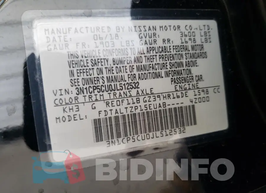 3N1CP5CU0JL512532 Photo# 12