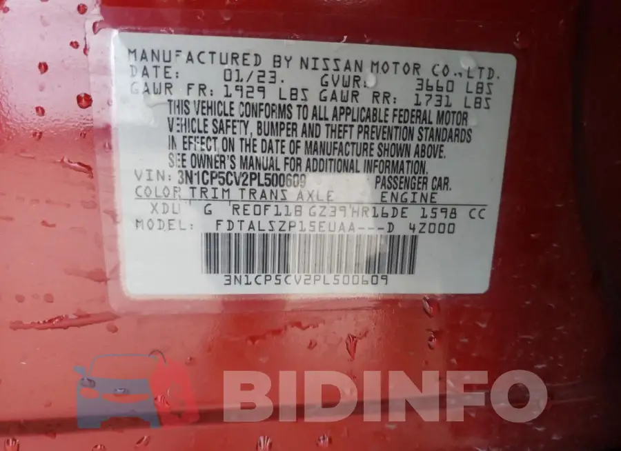 3N1CP5CV2PL500609 Photo# 12