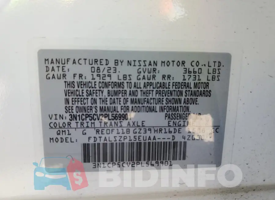 3N1CP5CV2PL569901 Photo# 13