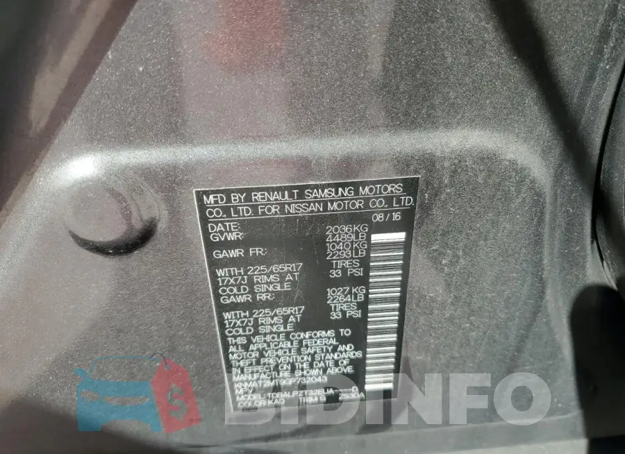 KNMAT2MT9GP732043 Photo# 13