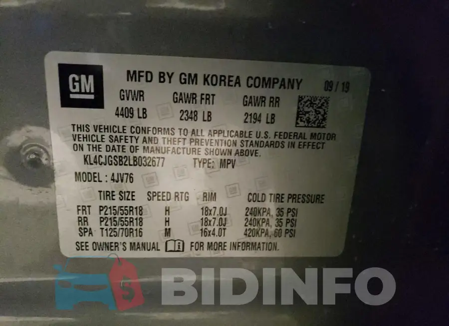 KL4CJGSB2LB032677 Photo# 13