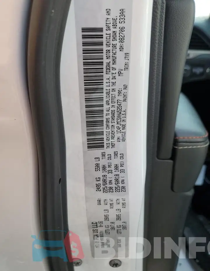 1C4PJMCSXHW525477 Photo# 13