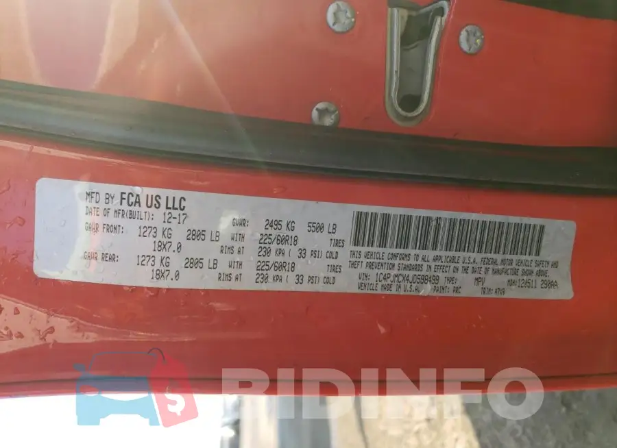 1C4PJMCX4JD598499 Photo# 12