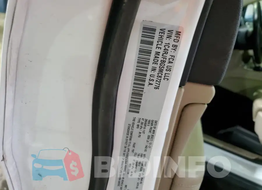 1C4RJFBG5MC872776 Photo# 12