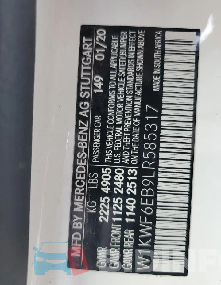 W1KWF6EB9LR585317 Photo# 12