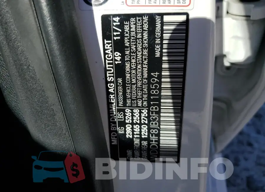 WDDHF8JB3FB118594 Photo# 12