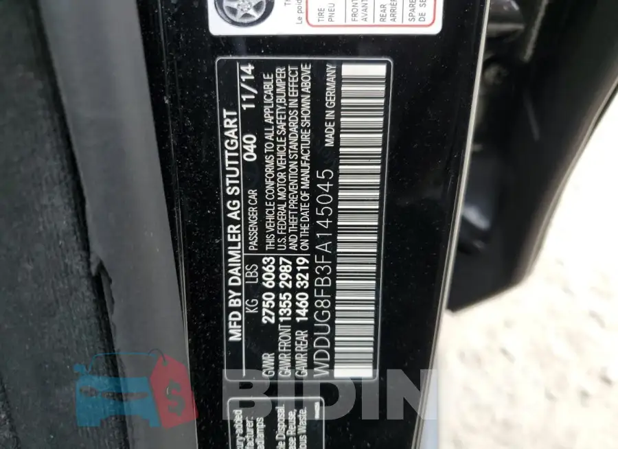 WDDUG8FB3FA145045 Photo# 12