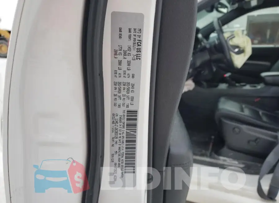 1C4RDJDG3KC853129 Photo# 12