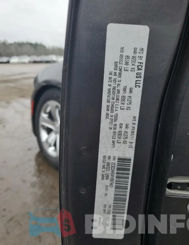 2C3CDXHG4FH907063 Photo# 12