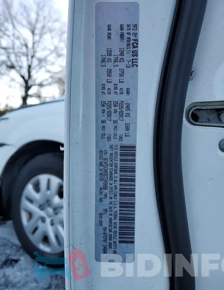 3C4PDCAB3GT245098 Photo# 13