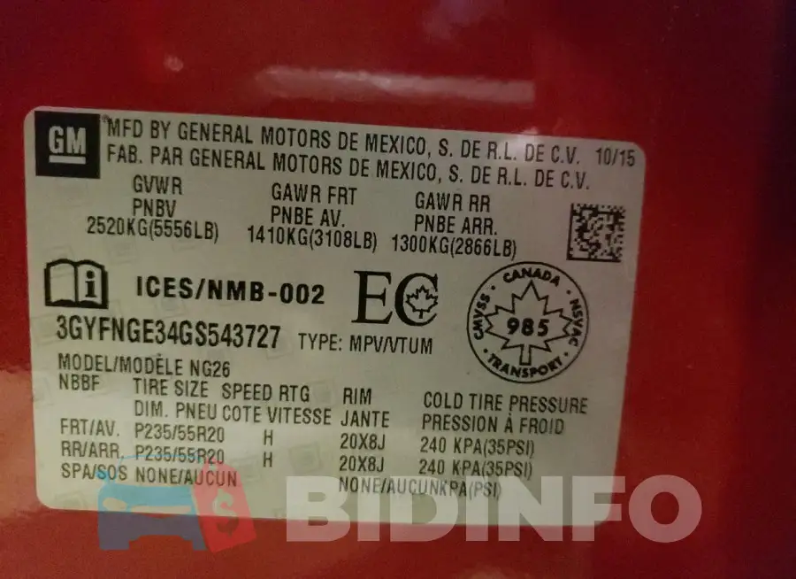 3GYFNGE34GS543727 Photo# 12