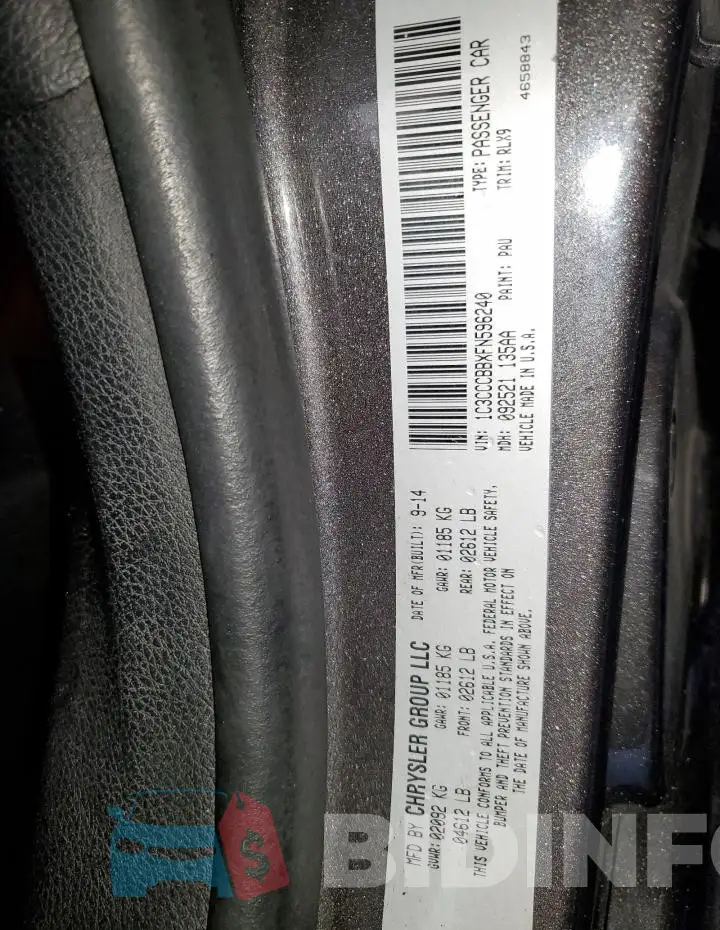 1C3CCCBBXFN596240 Photo# 12