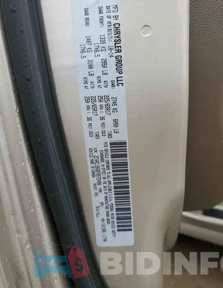 2C4RC1BG8FR572480 Photo# 14