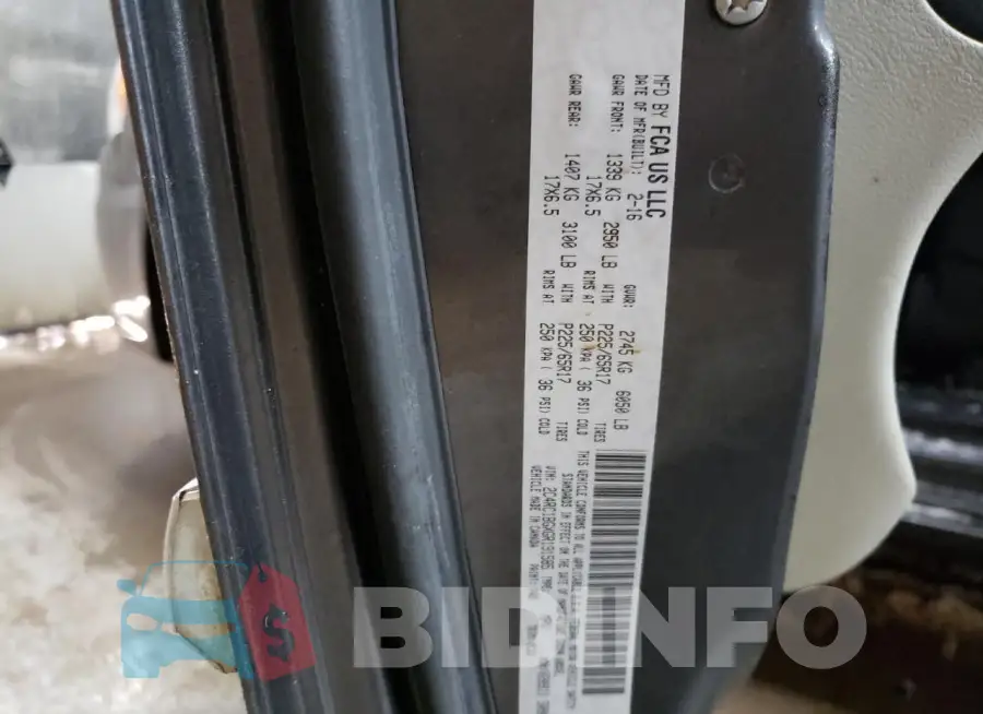 2C4RC1BGXGR191585 Photo# 13