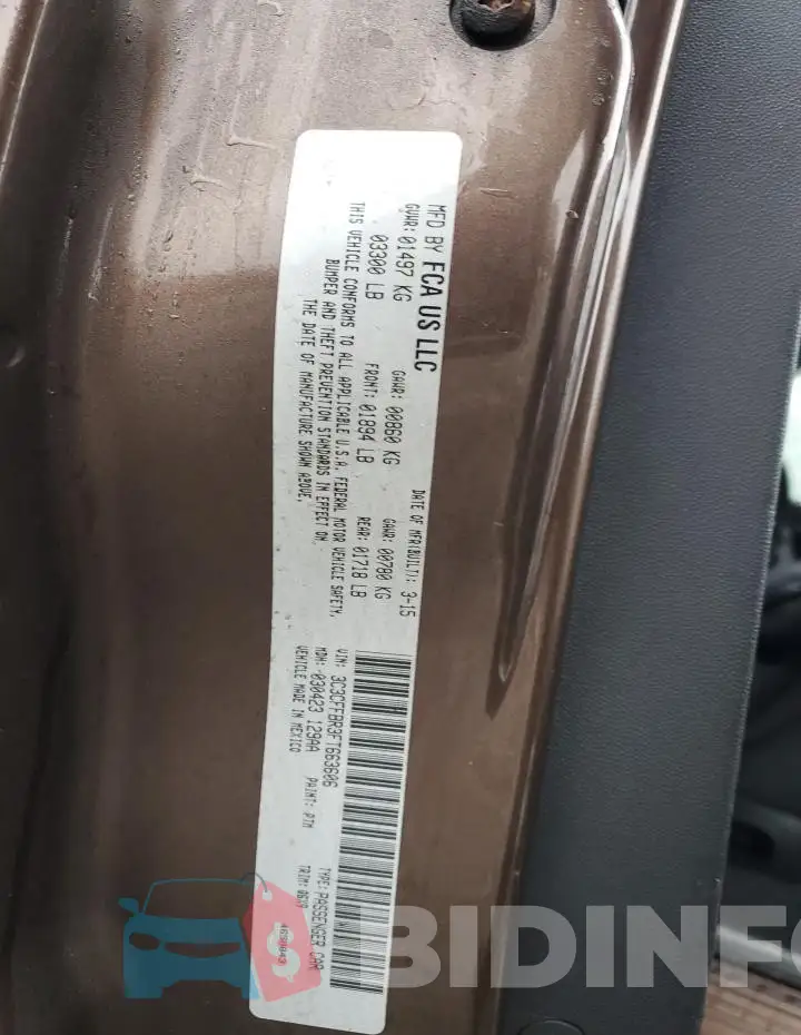 3C3CFFBR3FT663606 Photo# 12