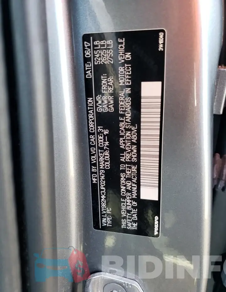LVY982MK3JP021479 Photo# 12
