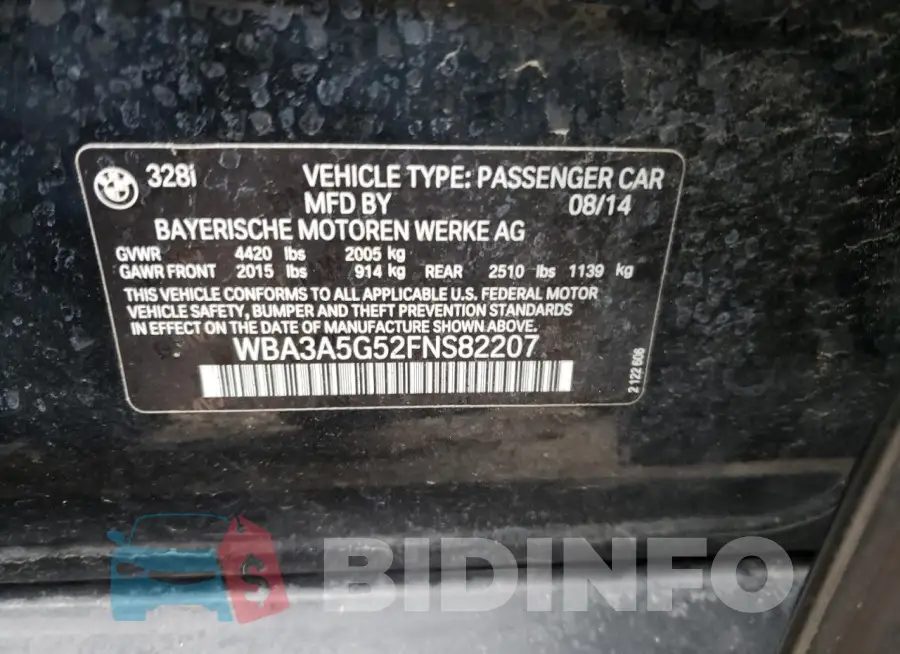 WBA3A5G52FNS82207 Photo# 12