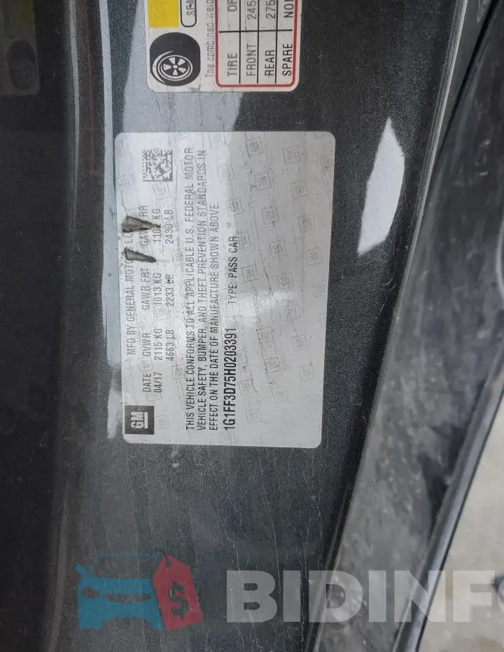 1G1FF3D75H0203391 Photo# 13