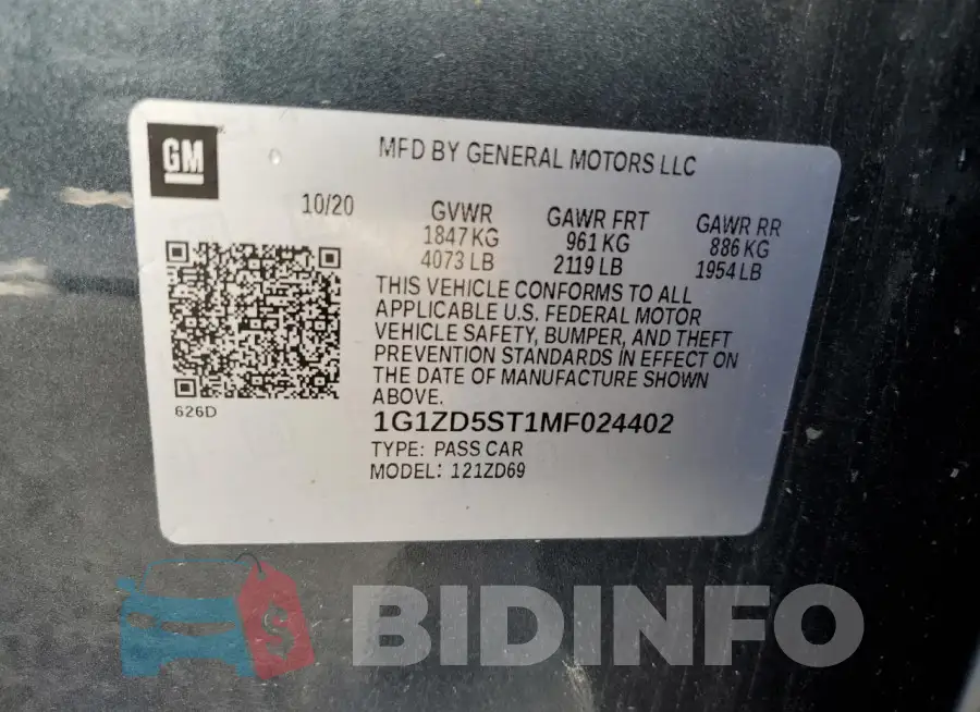 1G1ZD5ST1MF024402 Photo# 13
