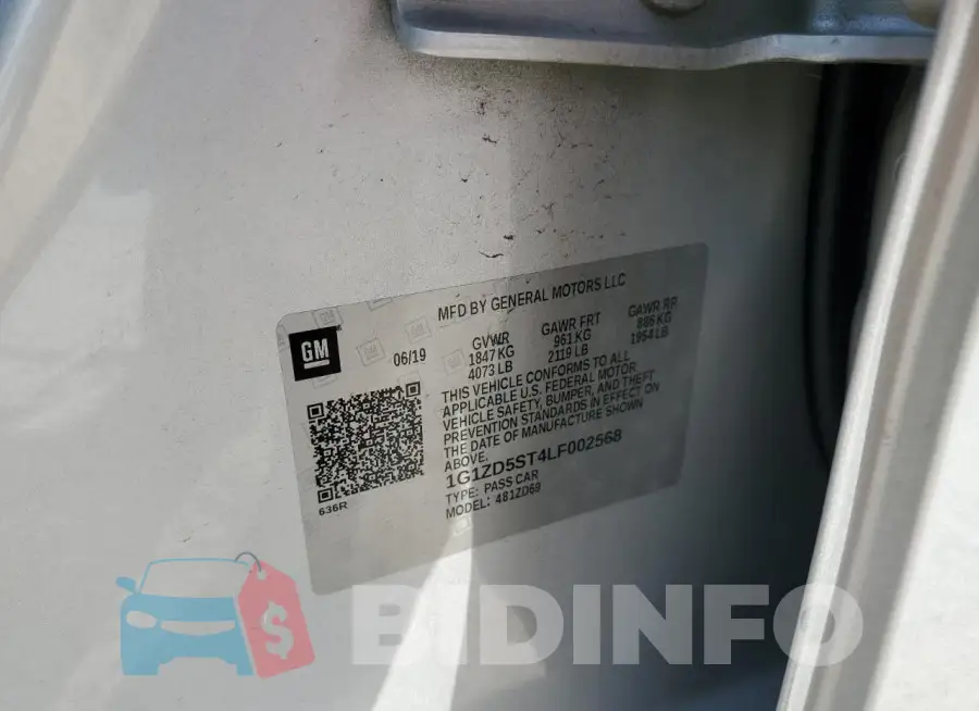 1G1ZD5ST4LF002568 Photo# 12