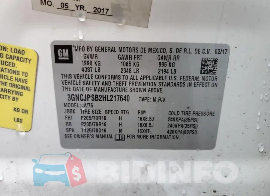 3GNCJPSB2HL217640 Photo# 12