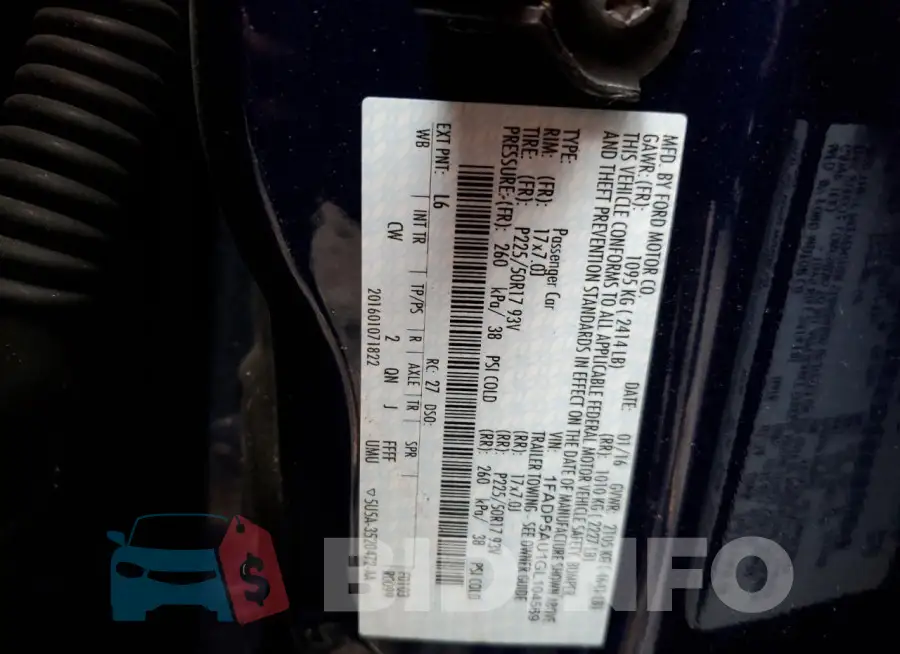 1FADP5AU1GL104569 Photo# 13