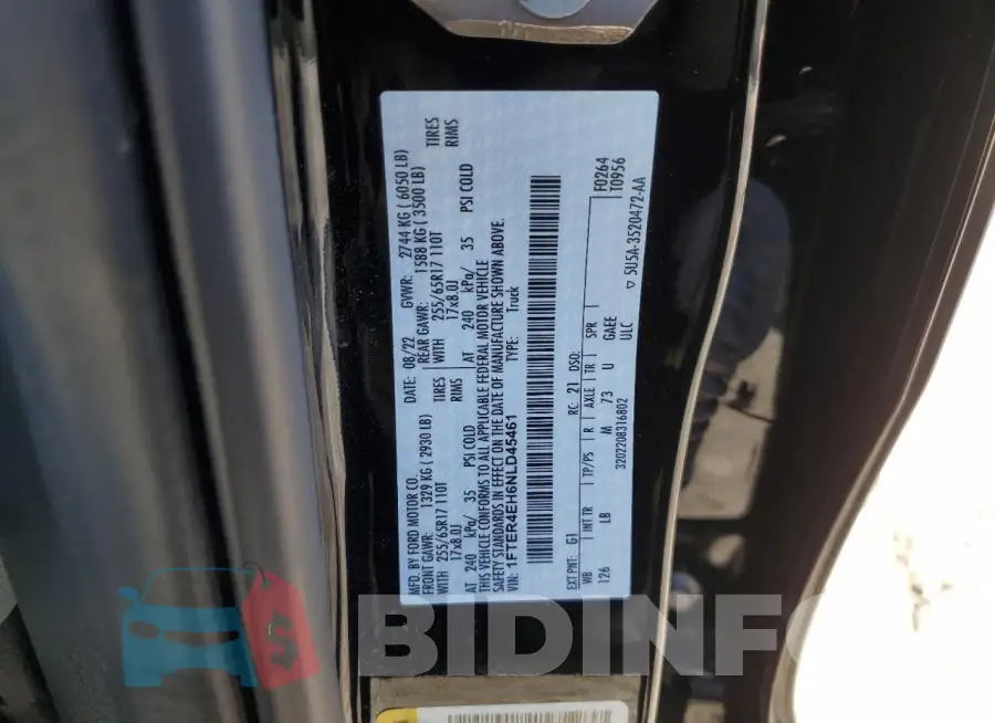 1FTER4EH6NLD45461 Photo# 12