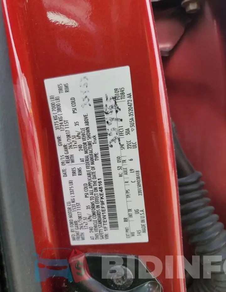 1FTEW1EF9FKE48161 Photo# 12