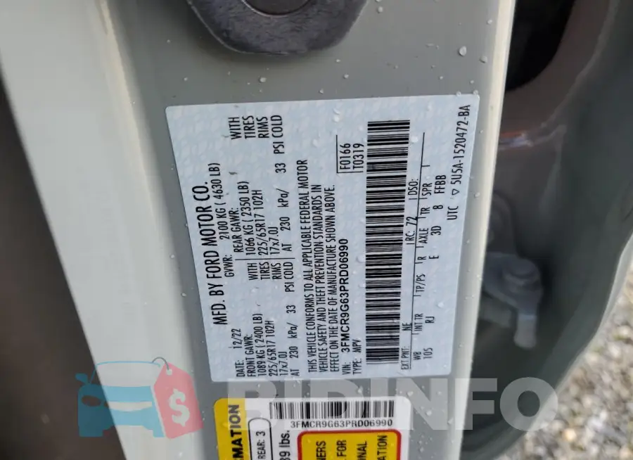 3FMCR9G63PRD06990 Photo# 13