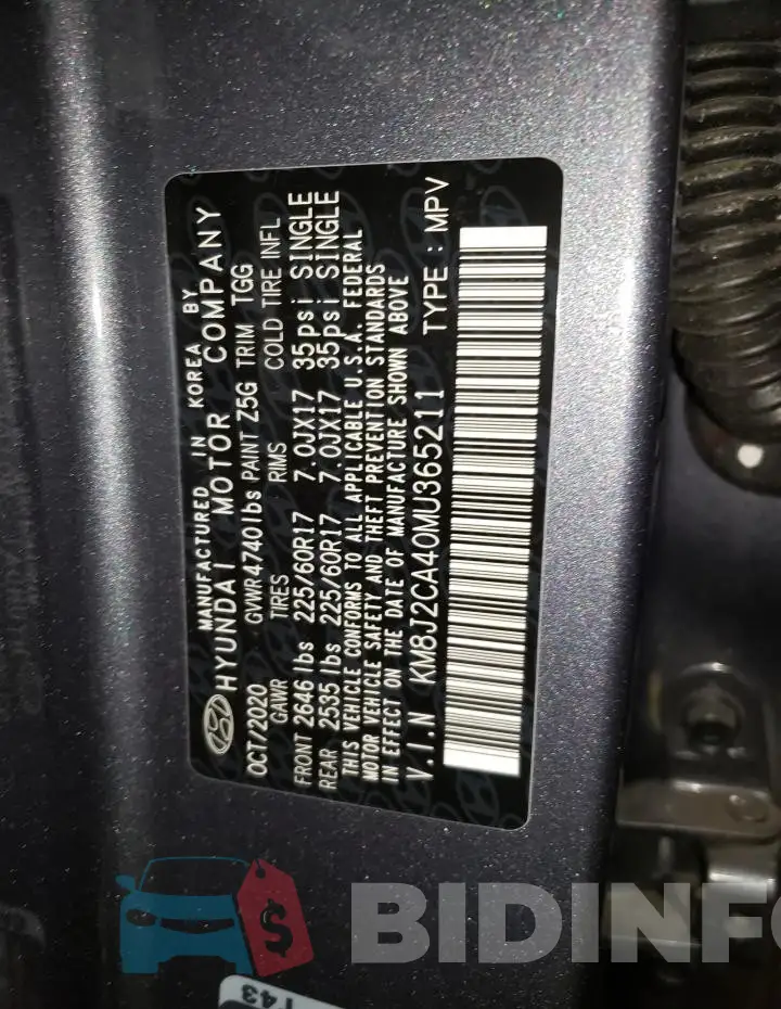 KM8J2CA40MU365211 Photo# 12