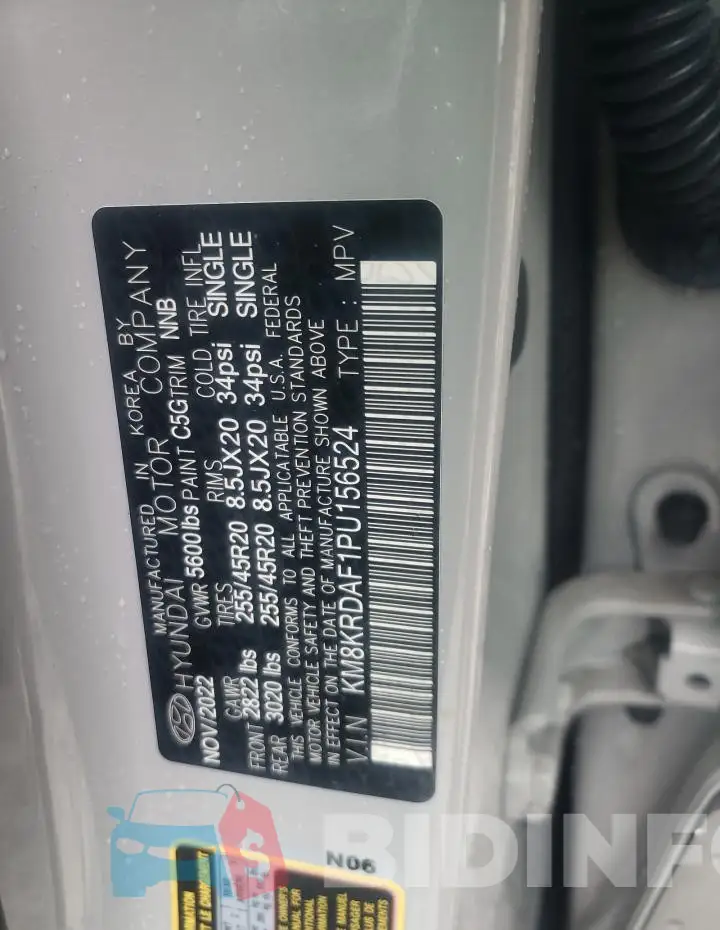 KM8KRDAF1PU156524 Photo# 12