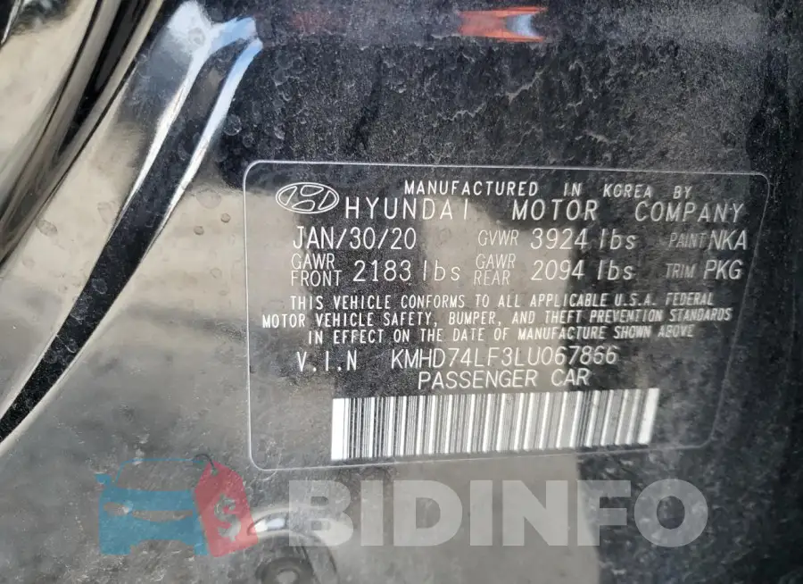 KMHD74LF3LU067866 Photo# 12