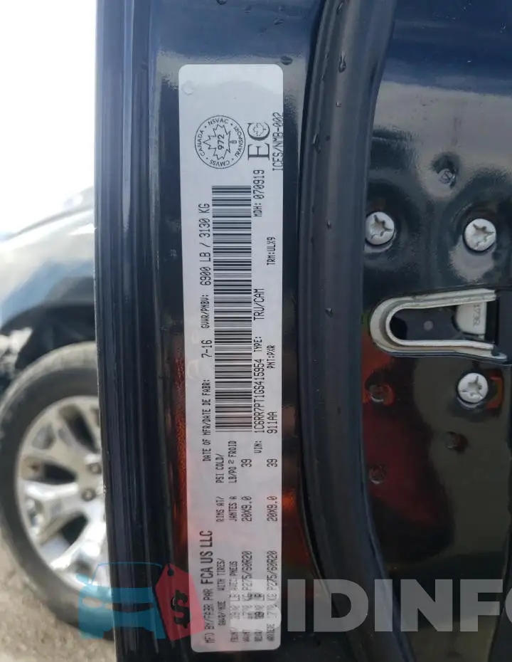 1C6RR7PT1GS415954 Photo# 12