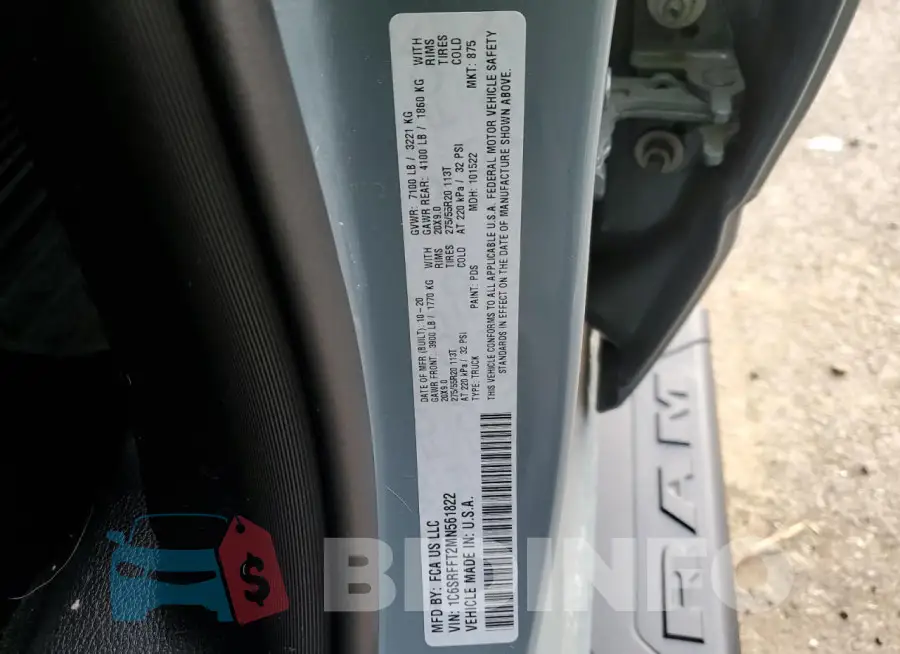 1C6SRFFT2MN561822 Photo# 12