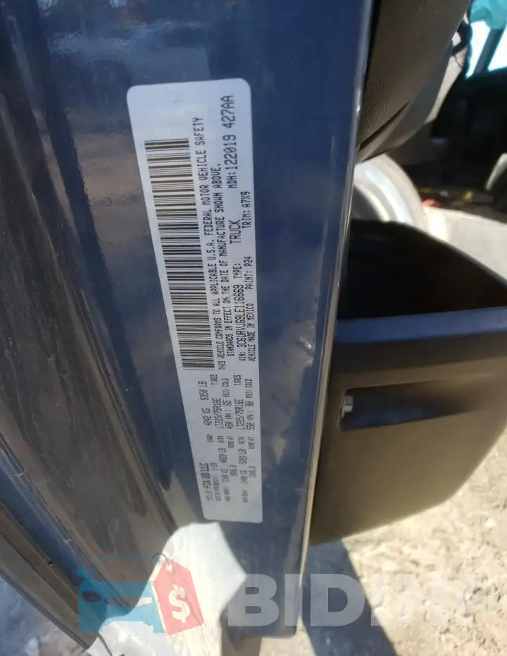3C6URVJG9LE116669 Photo# 12